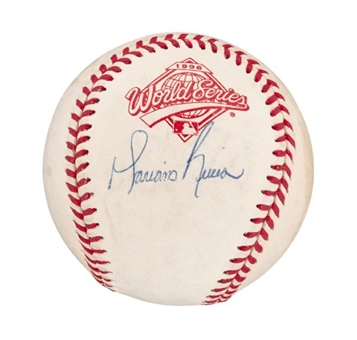 1996 Mariano Rivera Signed World Series Baseball (PSA/DNA GU-7)